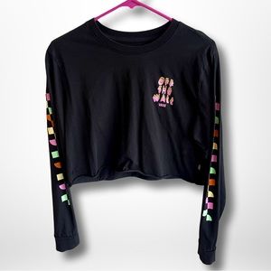 Vans Off The Wall Cropped Longsleeve